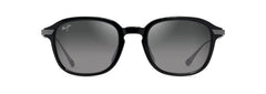 KA‘OUO ASIAN FIT - Shiny Black with Gunmetal - Neutral Grey