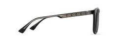 KŪPA‘A - Shiny Black w in Trans Light Grey - Neutral Grey